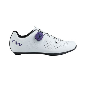 Chaussures de Route Femme NorthWave Storm Carbon - Blanc / Violet