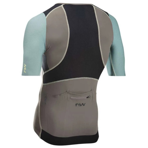 Maillot XC / Route / Gravel NorthWave Extreme ROCK Manches Courtes - Sable / Sauge