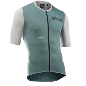Maillot XC / Route / Gravel NorthWave Essence EVO Manches Courtes - Gris / Sauge
