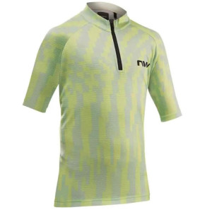 Maillot Manches Courtes Route Northwave Force Evo Junior - Vert