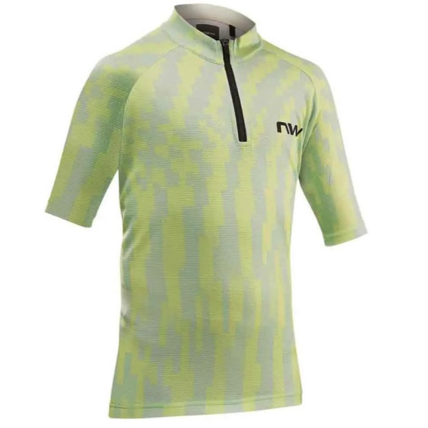 Maillot Manches Courtes Route Northwave Force Evo Junior - Vert