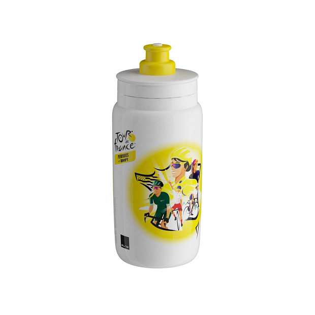 Bidon Elite Fly Teams 550ml Tour de France Femmes avec Zwift 2025
