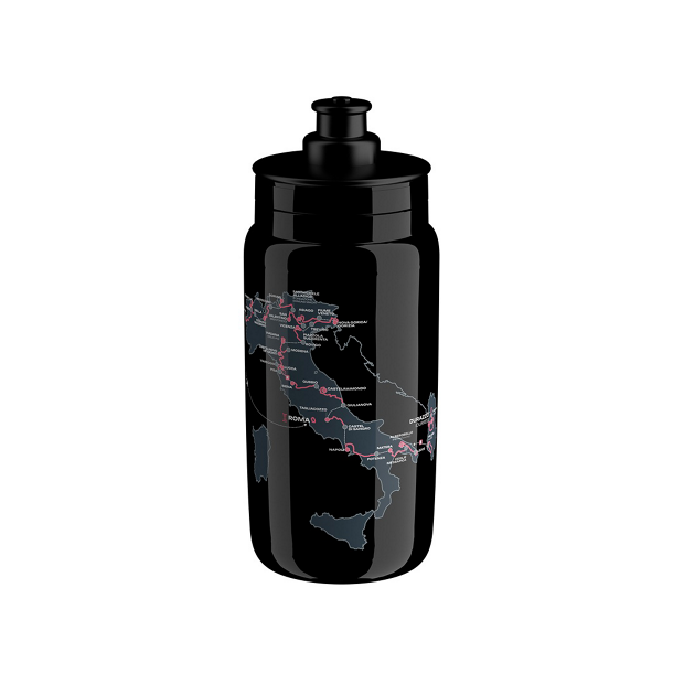 Bidon Elite Fly Teams 550ml Giro d'Italia 2025 Carte - Noir