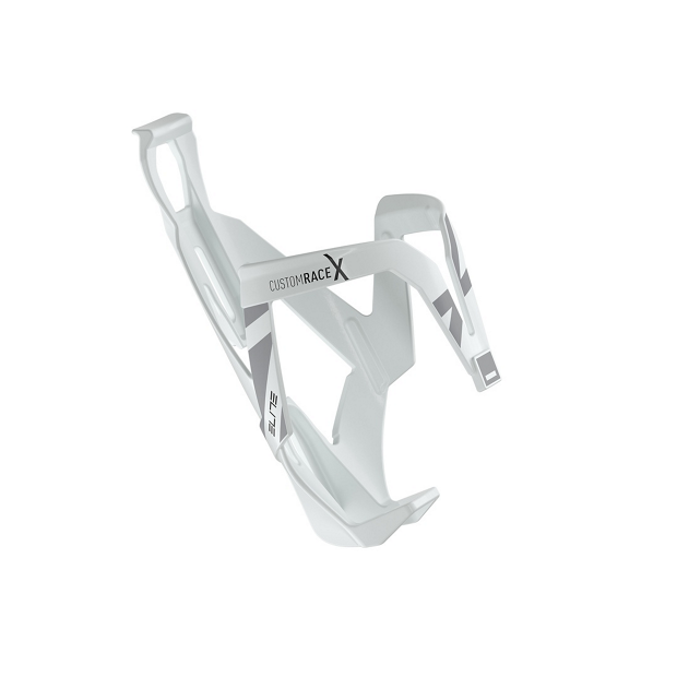 Porte-Bidon VTT / Gravel Elite Custom Race X - Blanc / Gris