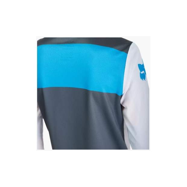 Maillot VTT Manches Longues Enfant Fox Ranger Digi Image - Blanc / Bleu