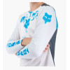 Maillot VTT Manches Longues Enfant Fox Ranger Digi Image - Blanc / Bleu