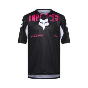 Maillot VTT Manches Courtes Fox Ranger Digi Image - Noir / Rose