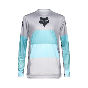 Maillot VTT Manches Longues Fox Ranger Grid - Gris Acier