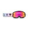 Masque VTT Fox Main Hello Future - Bleu Clair Verres Miroir
