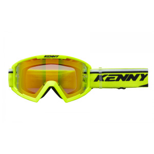 Masque VTT Kenny Track+ Jaune Fluo