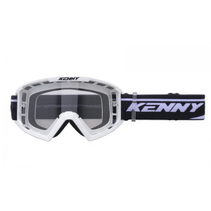 Masque Kenny Track Blanc - Transparent