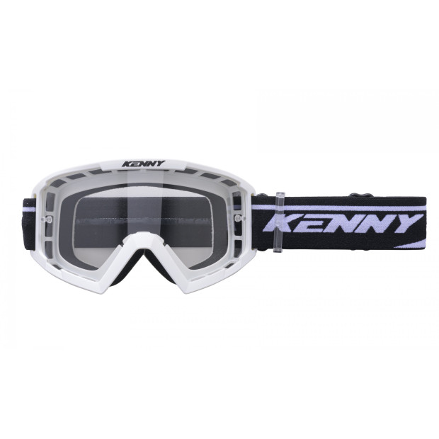 Masque Kenny Track Blanc - Transparent