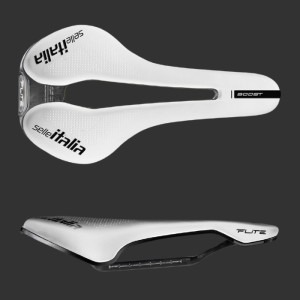 Selle Route Selle Italia Flite Boost Superflow Kit Carbone - WHITE EDITION