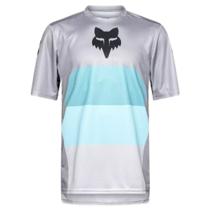 Maillot VTT Manches Courtes Fox Ranger Grid - Gris Acier
