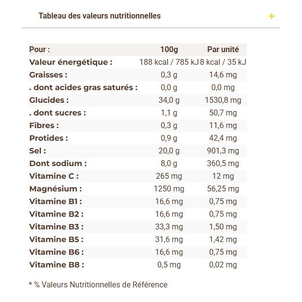 Boisson Energétique Bio Meltonic Electrolytes Citron x10 Pastilles