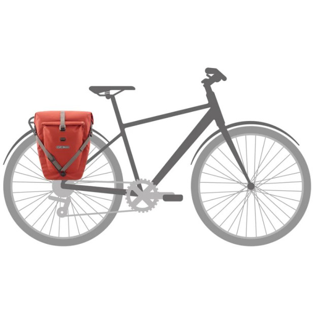 Sacoche Arrière Ortlieb Back-Roller Plus QL2.2 23L Dark Chili