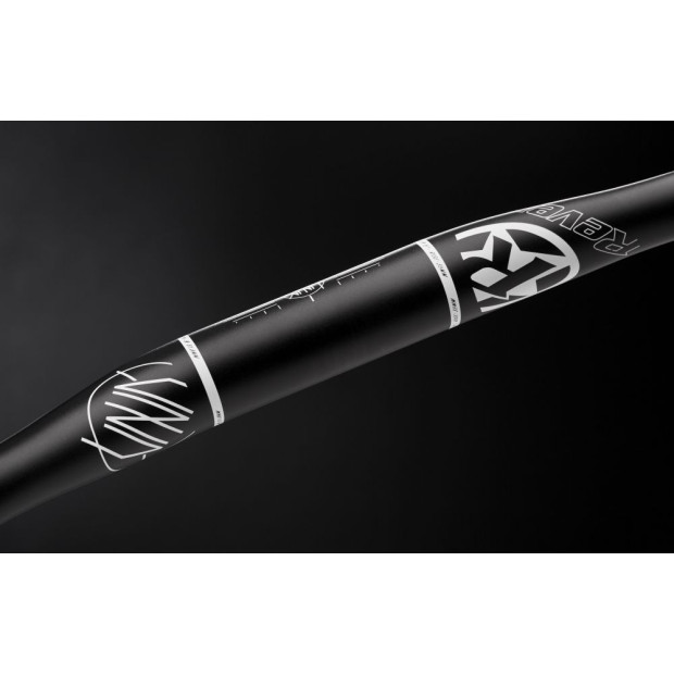 Guidon VTT Rampage Dirt Reverse Nico Vink 31,8mm Noir-Blanc