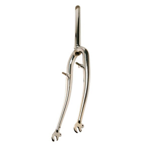 Fourche VTT 26" Aheadset 1 1/8" Acier Chromé V-Brake
