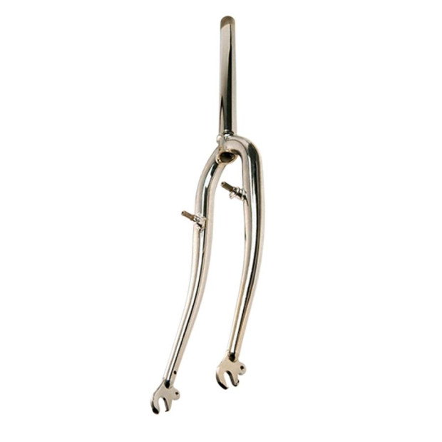 Fourche VTT 26" Aheadset 1 1/8" Acier Chromé V-Brake