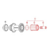 Corps De Cassette Shimano Complet FH-RM35 - Y3TE98040