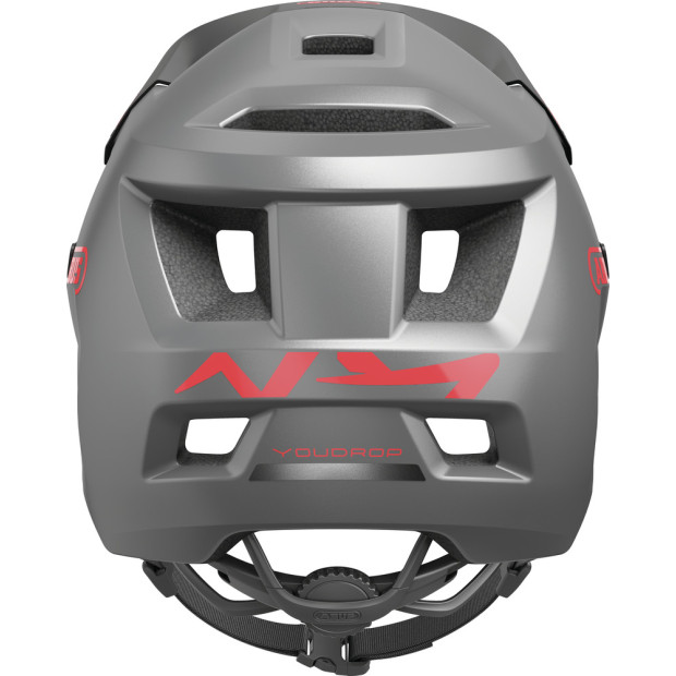 Casque VTT Enfant Abus YouDrop - Titane Argent