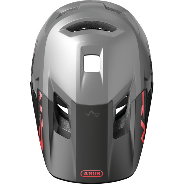 Casque VTT Enfant Abus YouDrop - Titane Argent