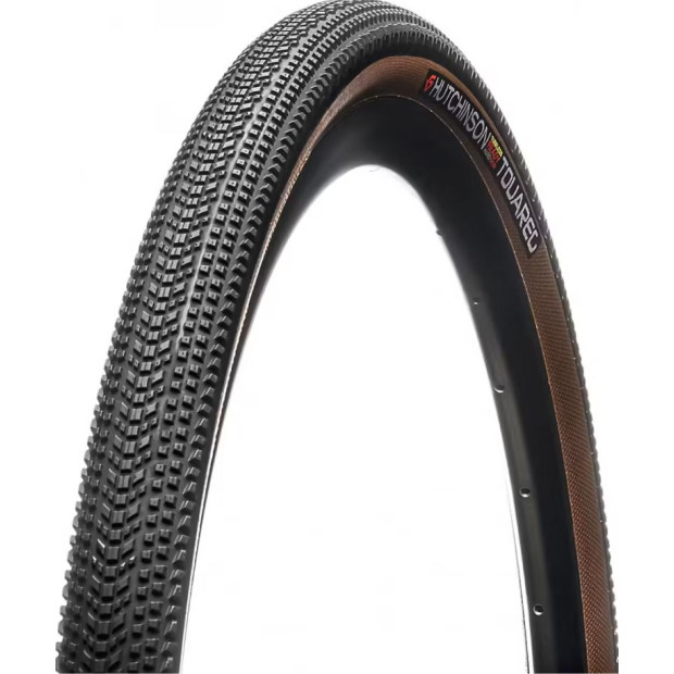 Pneu Gravel Hutchinson Touareg - Tubeless Ready - 700x45 (45-662)  - Noir/Beige- Noir