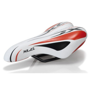 Selle XLC SA-C01 - Blanc/Rouge