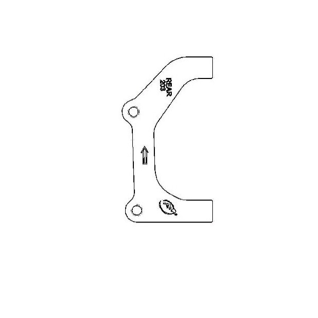 Adaptateur Frein à Disque Formula R1 203