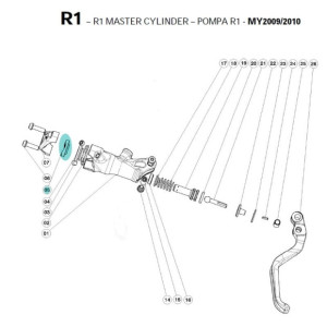 Capot réservoir Formula R1 - FD-T031-05