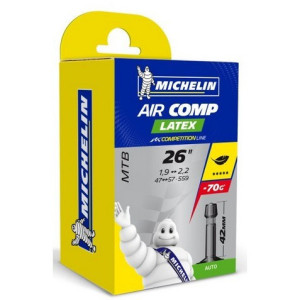 Chambre à air Michelin AIRCOMP LATEX ATB C4  Schrader 26'