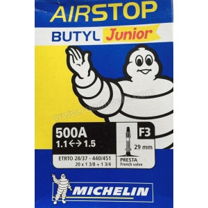 Chambre à air Michelin AIRSTOP F3 500-28/37 - 440/451 Presta 