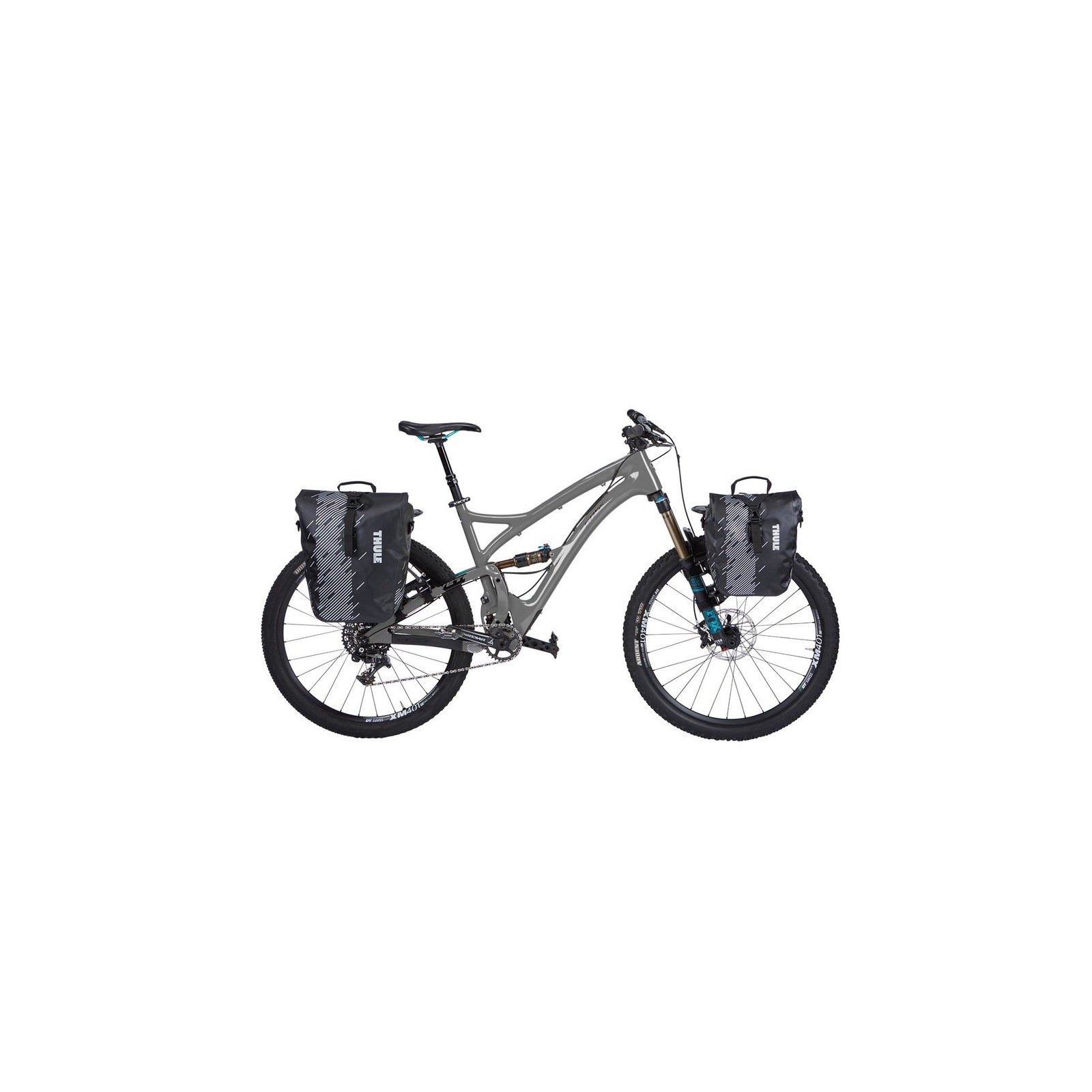 Essai porte-bagages vélo Thule Tour Rack Pack'N Pedal - VTT a 2