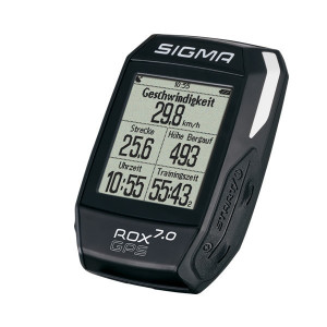 Compteur Vélo Sigma Rox 7.0  GPS Noir