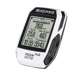 Compteur Vélo Sigma Rox 7.0 GPS Blanc