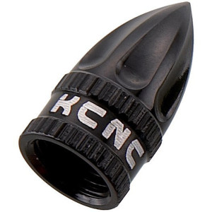 Capuchon de valve KCNC Schrader [Paire] - Noir