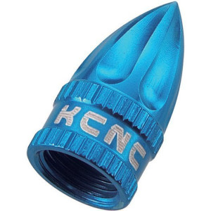 Capuchon de valve KCNC Schrader [Paire] - Bleu