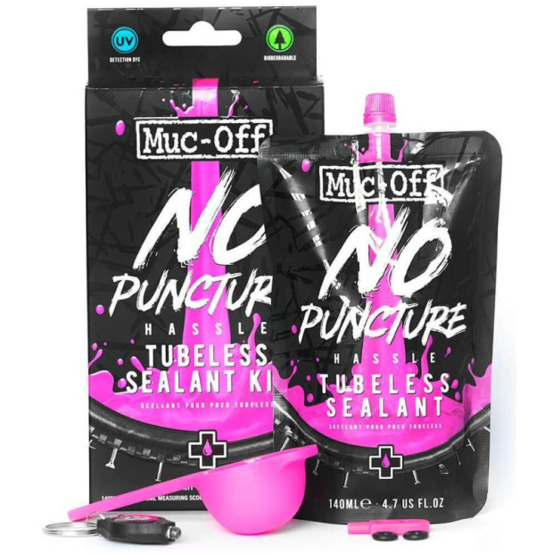 Préventif Anti-Crevaison Muc-Off No Puncture MTB avec Outils - 140ml