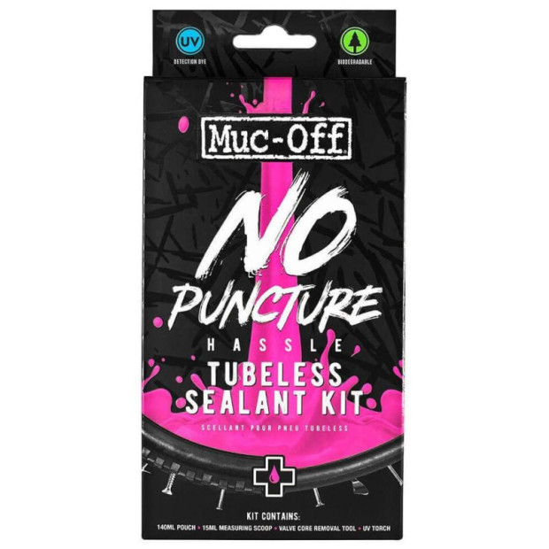 Préventif Anti-Crevaison Muc-Off No Puncture MTB avec Outils - 140ml
