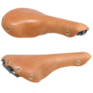 Selle en cuir Gilles Berthoud Aspin - Naturel