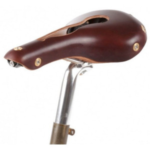 Selle en cuir Gilles Berthoud Aravis Ouverte - Brun