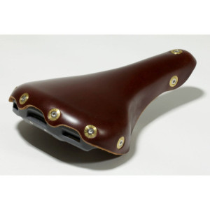 Selle en cuir Gilles Berthoud Marie Blanque - Brun