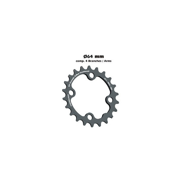 Plateaux VTT Stronglight VTT XTR 104/64 ALU 64mm (XTR 07)