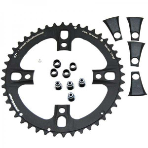 Plateau Stronglight VTT Type CT2 Shimano XTR FC-M970 104 mm 9 v Extérieur Triple - Noir