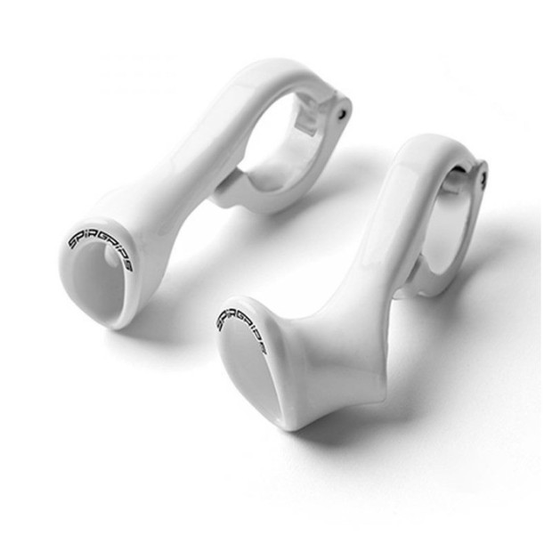 Poignées Ergonomiques Route Spirgrips - Blanc