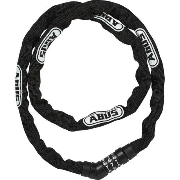 Chaîne antivol Abus Steel-O-Chain 4804C/110 Noir - 110 mm