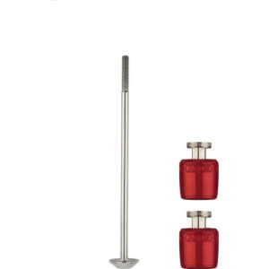 Set de blocage de roues Abus Nutfix M5 Rouge - 100 mm