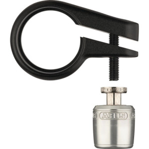 Antivol de selle Abus Nutfix M5 SPC Argent - Ø 28,6 mm