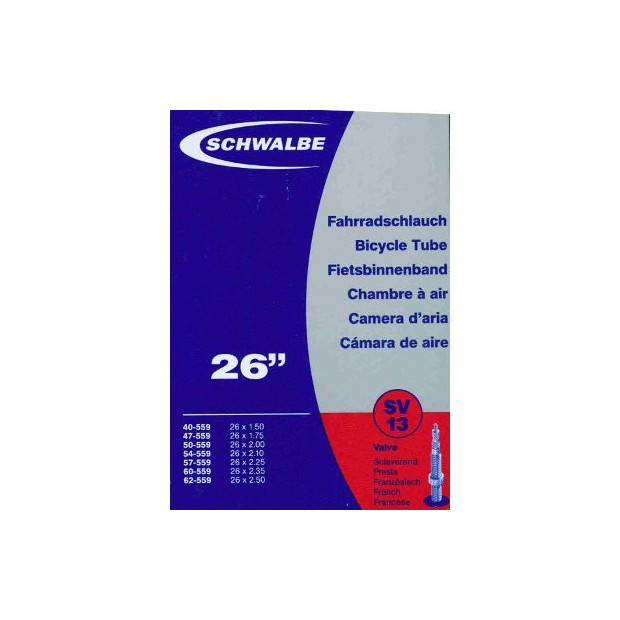 Chambre à air Schwalbe SV13 Presta - [40/62 - 559]
