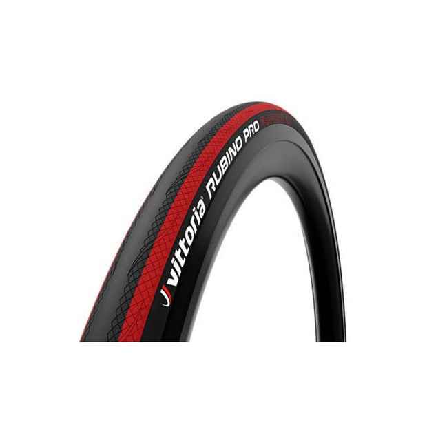 Pneu Vittoria Rubino Pro Graphène 2.0 700x25C (25-622) Noir/Rouge